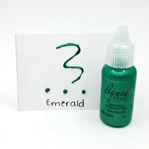 Ranger Liquid Pearls Dimensional Pearlescent Paint .5oz-Emerald - LPL-1HFYW