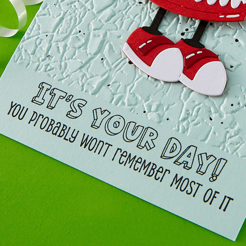 Spellbinders Clear Stamp Set-Birthday Laughs Sentiments - 5A003KJ8-1HFZQ