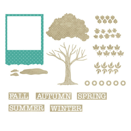 Elizabeth Craft Metal Die-Seasonal Trees - 5A003KBM-1HFMK Elizabeth Craft Metal Die-Seasonal Trees - 5A003KBM-1HFMK