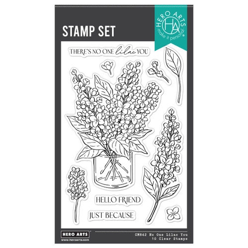 Hero Arts Clear Stamps 4"X6"-No One Lilac You - 5A003KJ6-1HG01 - 085700951180