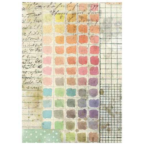 Stamperia Rice Paper Backgrounds A6 8/Pkg-Daisy Art - 5A003K58-1HFGF