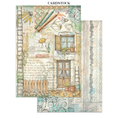 Stamperia Junk Journal Stickers, Cut-outs & Backgrounds-Daisy Art - 5A003K5D-1HFGY