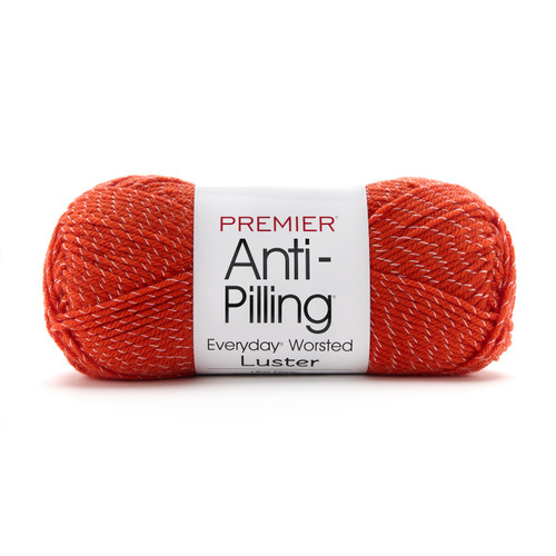 Premier Yarns Anti-Pilling Everyday Worsted Luster Yarn-Carrot - 5A003KDV-1HFSG - 840166861196
