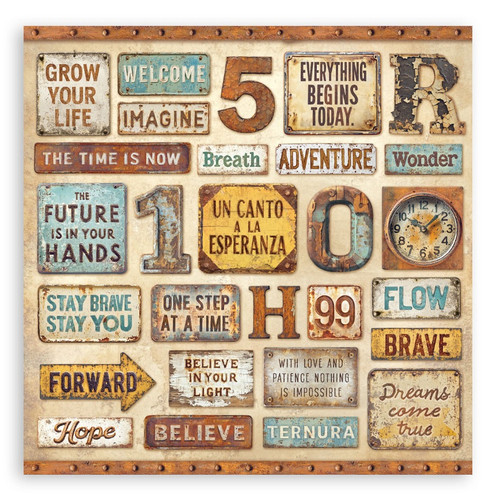 Stamperia Single-Sided Paper Pad 8"X8" 22/Pkg-A New Beginning - 5A003L0K-1HGHQ