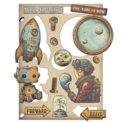 Stamperia Wooden Shapes A5-A New Beginning - 5A003L0P-1HGHT