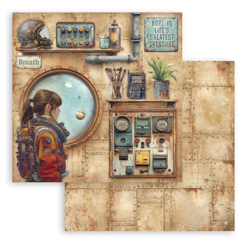 Stamperia Backgrounds Double-Sided Paper Pad 12"X12" 10/Pkg-A New Beginning - 5A003L08-1HGHS