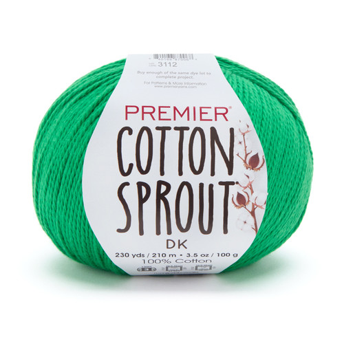 Premier Yarns Cotton Sprout DK Yarn-Laurel - 1149-1HFS3 - 840166870068