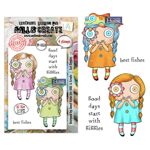 AALL And Create A7 Photopolymer Clear Stamp Set-Got Giggles - 5A003K45-1HFFT - 5061097791504