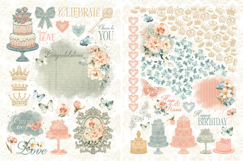 Graphic 45 Rub-On Transfers-Always & Forever - 5A003JZM-1HF9F