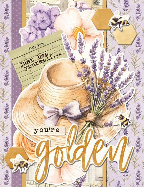 Simple Stoires Simple Cards Card Kit-Simple Vintage Lavender Fields - 5A003JQW-1HDXW