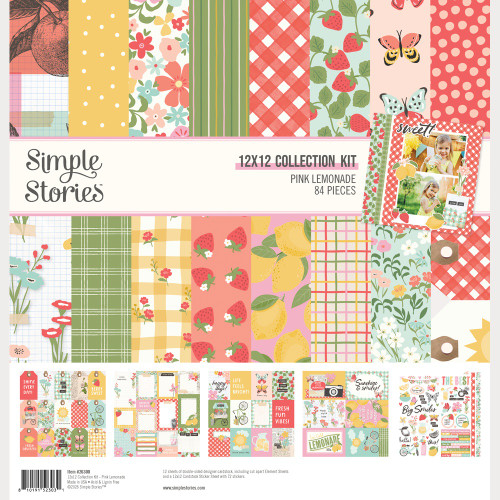 Simple Stories Collection Kit 12"X12"-Pink Lemondade - 5A003JQB-1HDWT - 810191523031