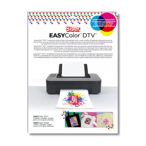 Siser Easycolor Direct To Vinyl-5Pk - 5A003K1H-1HFBX - 850028514696