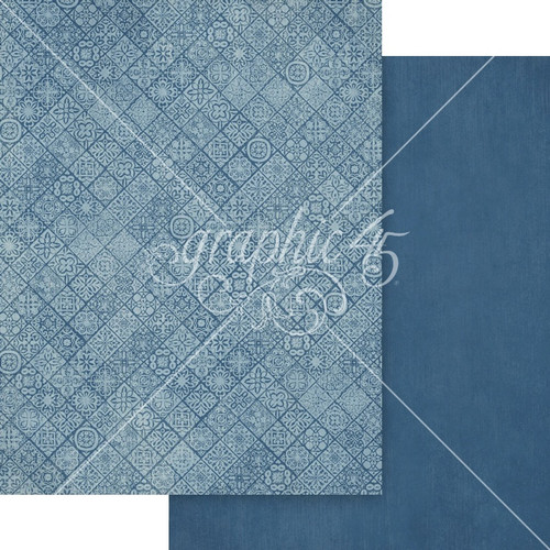 Graphic 45 Patterns & Solids Collection Pack 8.5"X11"-Scenic Route - 5A003JZJ-1HF9X