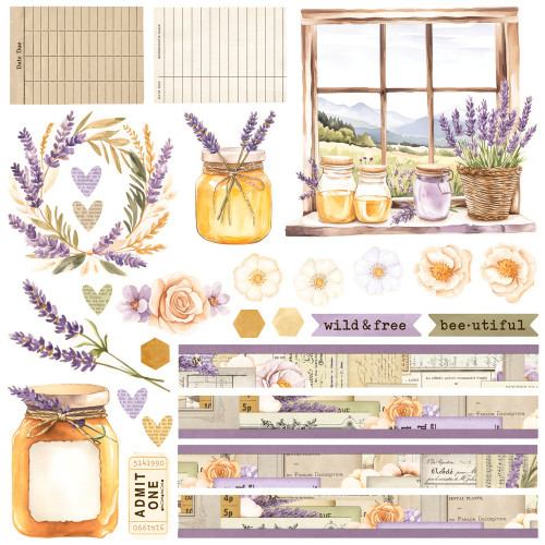 Simple Stories Simple Pages Page Kit -Simple Vintage Lavender Fields - 5A003JQH-1HDXB