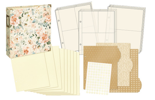 Graphic 45 Binder Album With Pocket Pages-Vintage Rose - 5A003JZZ-1HF8X