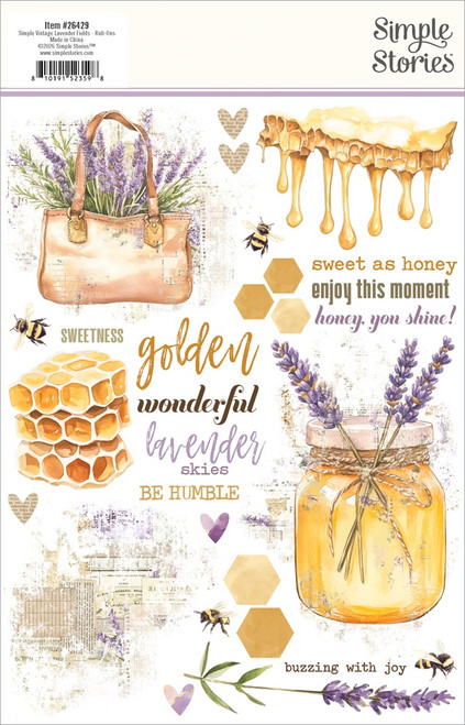 Simple Stories Rub Ons-Simple Vintage Lavender Fields - 5A003JQT-1HDXN