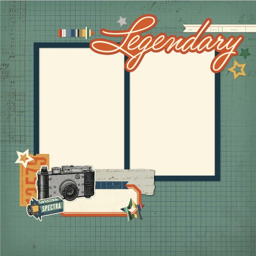 Simple Stories Simple Page Pieces Die Cuts-Rustic Legend - 5A003JRW-1HF00