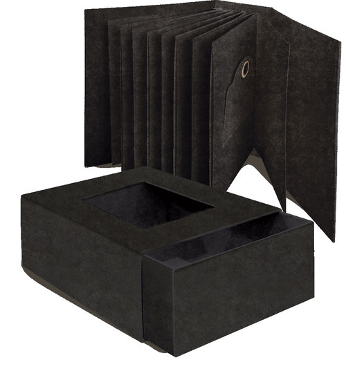 Graphic 45 Staples ATC Album With Matchbook Box-Black - 5A003K01-1HF9Y