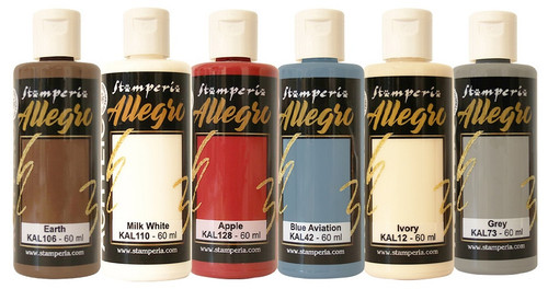 Stamperia Allegro Paint Set 6/Pkg-Family - 5A003H5D-1HC7T - 5993110049661