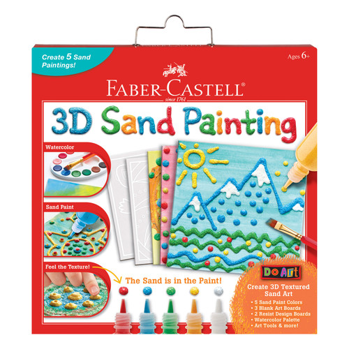 Faber-Castell Do Art 3D Sand Painting Kit-Set - 5A003H11-1HC61 - 092633309988