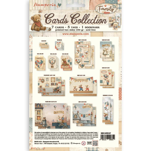 Stamperia Cards Collection-Family - 5A003H4D-1HC84