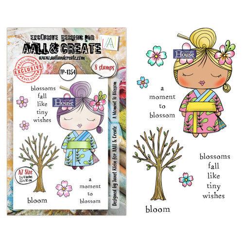 AALL And Create A7 Photopolymer Clear Stamp Set-A Moment To Blossom - 5A003K3Z-1HFFV - 5061097791467