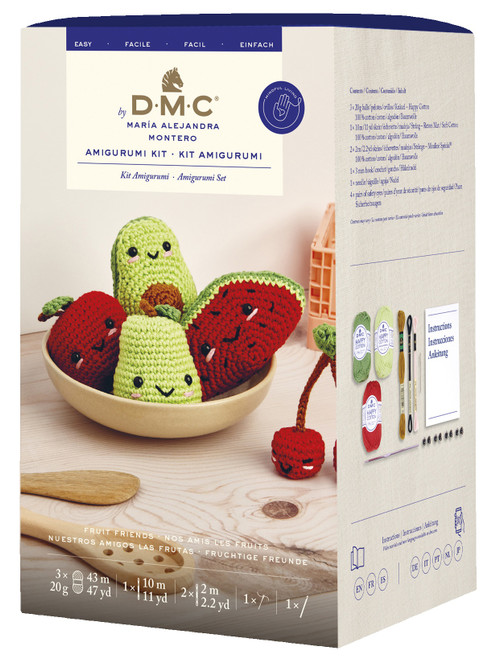 DMC Amigurumi Kit-Fruit Friends - 5A003JWF-1HF5S - 3357995053403