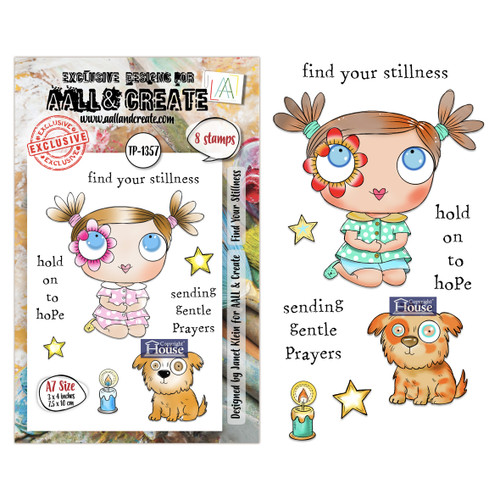 AALL And Create A7 Photopolymer Clear Stamp Set-Find Your Stillness - 5A003K41-1HFFX - 5061097791498