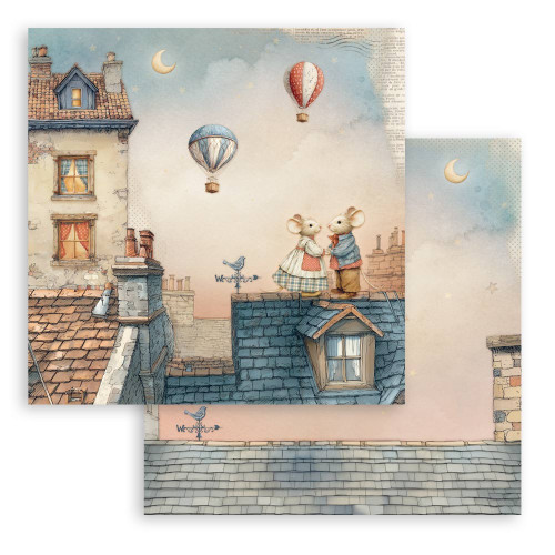 Stamperia Double-Sided Paper Pad 12"X12" 10/Pkg-Family - 5A003H5Z-1HC89