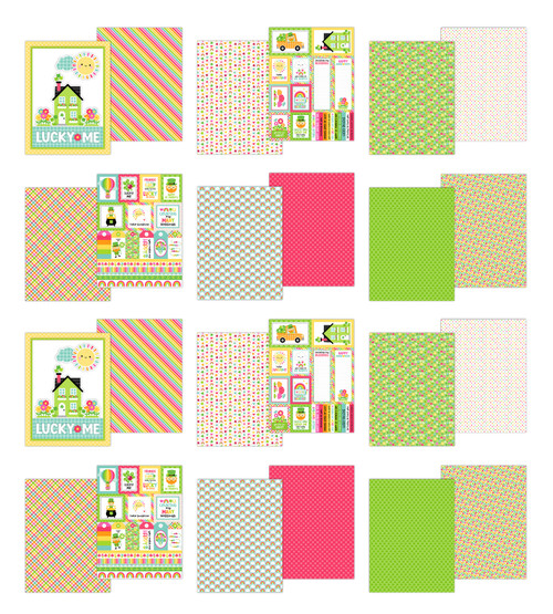 Doodlebug Double-Sided Paper Pad 6"X8"-Lucky Me - 5A003K32-1HFF6
