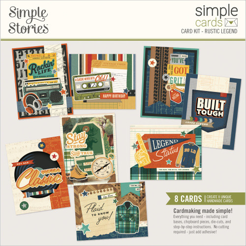 Simple Stoires Simple Cards Card Kit-Rustic Legend - 5A003JRL-1HDZF - 810191523925