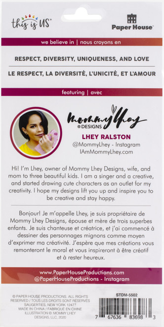 This Is Us Embellished Dimensional Stickers 12/Pkg-Be The Change - STDM5502