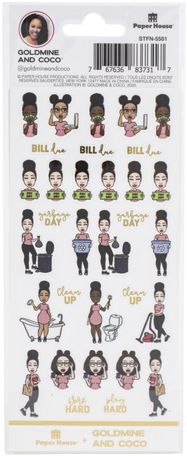 This Is Us Functional Sticker Set 122/Pkg-Peyton - STFN5501