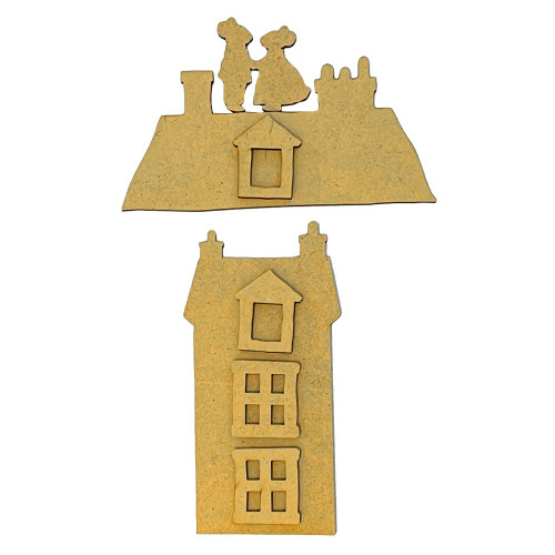Stamperia Crafty Shapes-Family House And Mice - 5A003H58-1HC8V