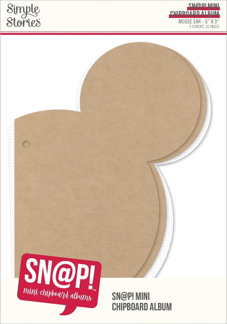 Simple Stoires SN@P! Mini Chipboard Album -Mouse Ear - 5A003J5R-1HDFZ - 810191522997