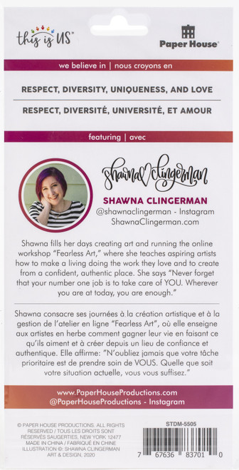 This Is Us Embellished Dimensional Stickers 15/Pkg-Bright Self Care - STDM5505