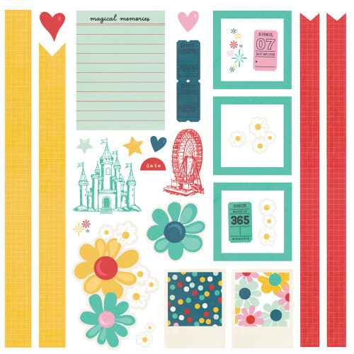 Simple Stories Simple Pages Page Kit-Say Cheese Happiest Place - 5A003JN4-1HDW0