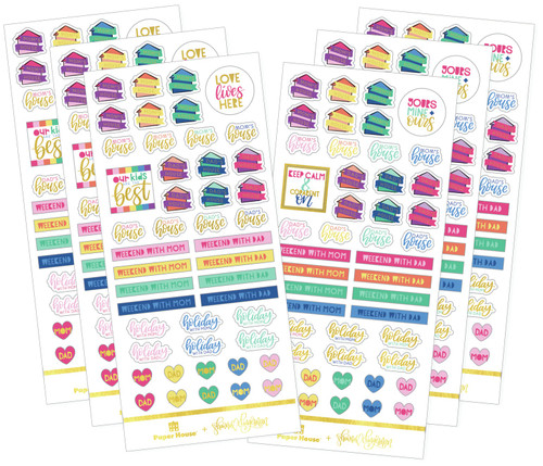 This Is Us Functional Sticker Set 208/Pkg-Co-Parenting - STFN5504