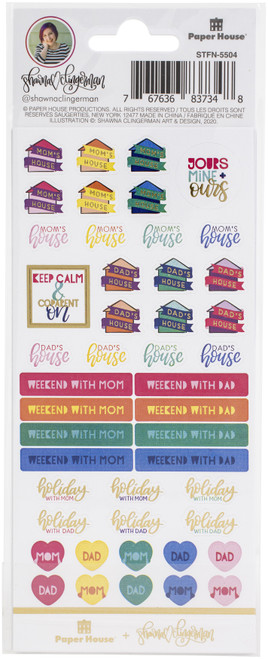 This Is Us Functional Sticker Set 208/Pkg-Co-Parenting - STFN5504