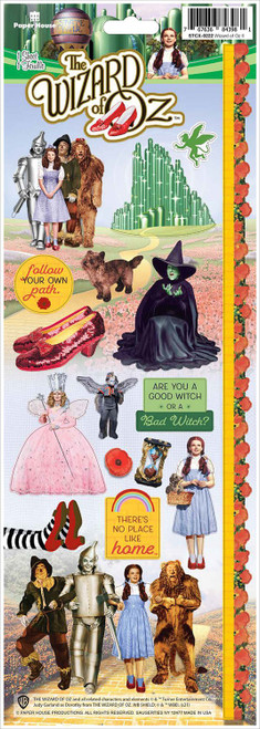 Paper House Cardstock Stickers-Wizard Of Oz - STCX0222 - 767636843981