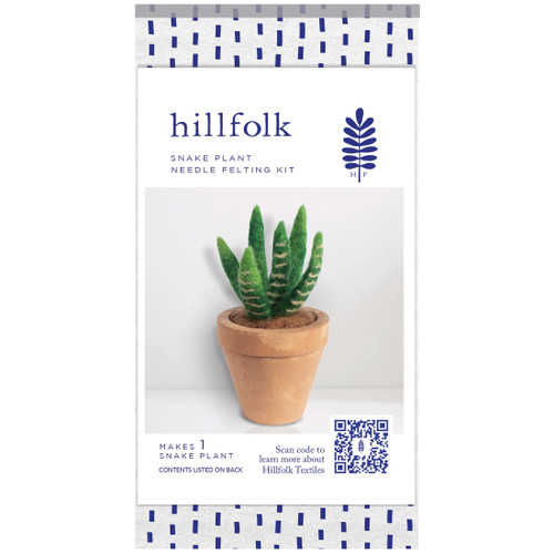 Dimensions Needle Felting Kit 2.75"X4.75" -Snake Plant - 5A003MLD-1HJ2Q - 088677704346