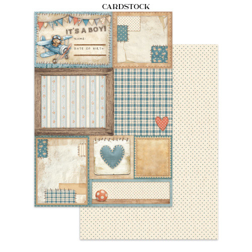 Stamperia Junk Journal Stickers, Cut-Outs, Backgrounds-Baby - 5A003H5T-1HC7K