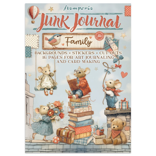 Stamperia Junk Journal Stickers, Cut-Outs, Backgrounds-Family - 5A003H4Y-1HC7L - 5993110049456