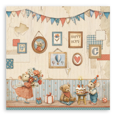 Stamperia Single-Sided Paper Pad 12"X12" 22/Pkg-Family - 5A003H42-1HC7M