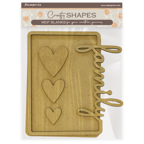 Stamperia Crafty Shapes And Moulds-Family - 5A003H5Y-1HC7N