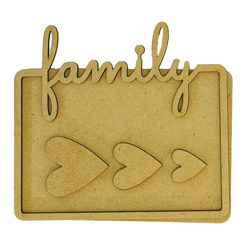 Stamperia Crafty Shapes And Moulds-Family - 5A003H5Y-1HC7N