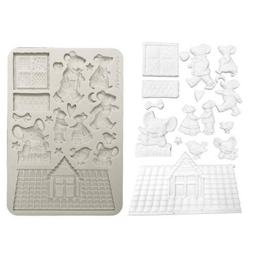 Stamperia Crafty Shapes And Moulds-Family - 5A003H5Y-1HC7N