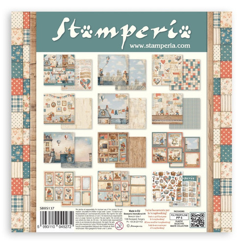 Stamperia Pad, Ephemera And Die Cuts-Family - 5A003H4T-1HC7J