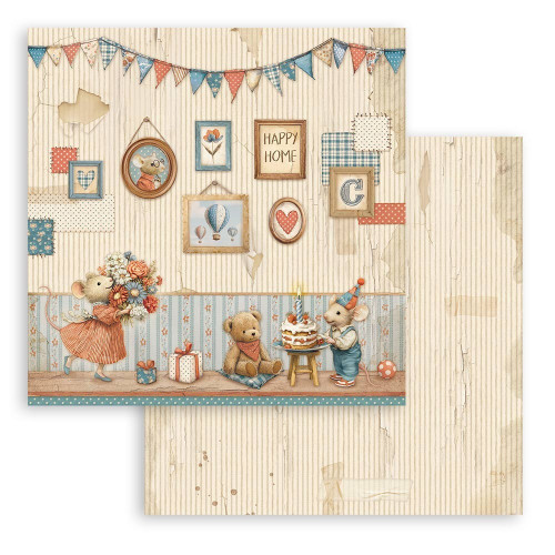 Stamperia Pad, Ephemera And Die Cuts-Family - 5A003H4T-1HC7J