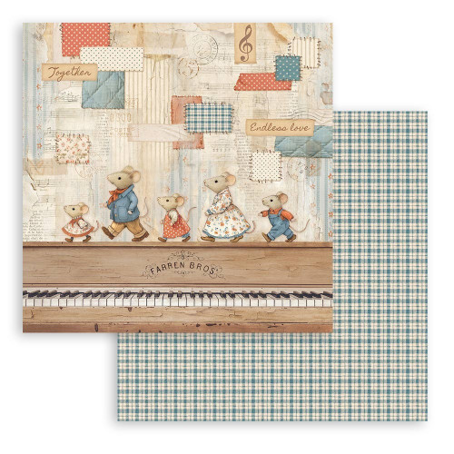 Stamperia Pad, Ephemera And Die Cuts-Family - 5A003H4T-1HC7J